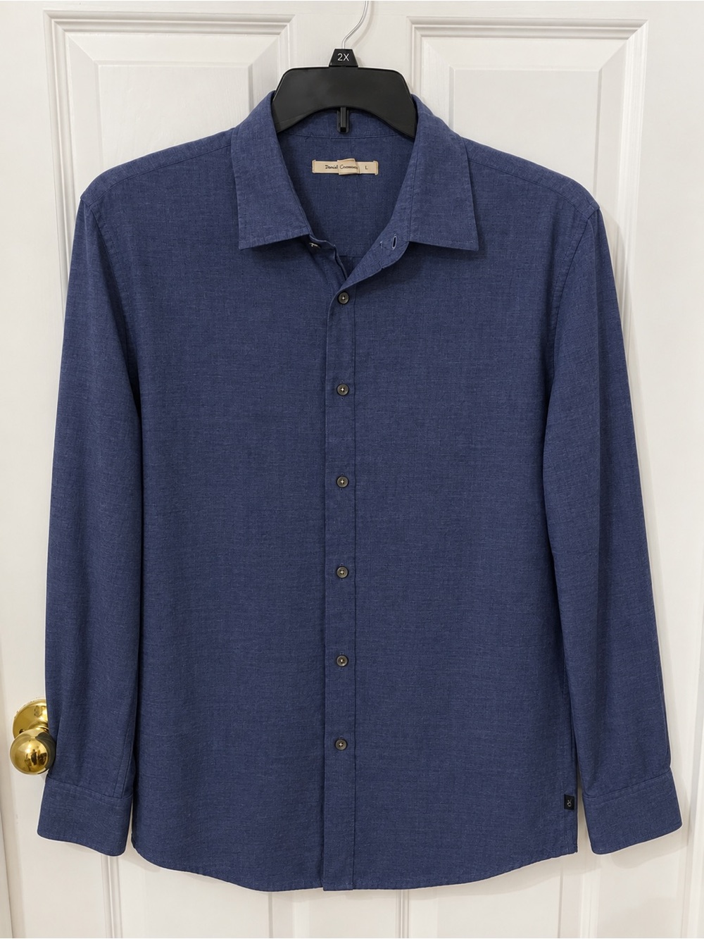 John Varvatos Classic Indigo Button-Down Shirt
